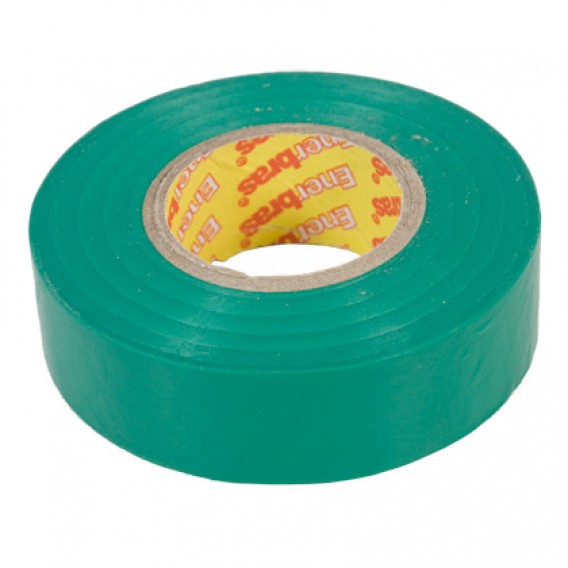 Fita Isolante Anti Chama 10m x 18mm - Enerbras VERDE